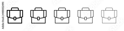 Briefcase icon concept. graphic design, logo, Web, UI.
