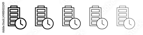 Battery life icon concept. graphic design, logo, Web, UI.