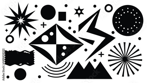 Abstract Vibrant Vector Illustration Collection