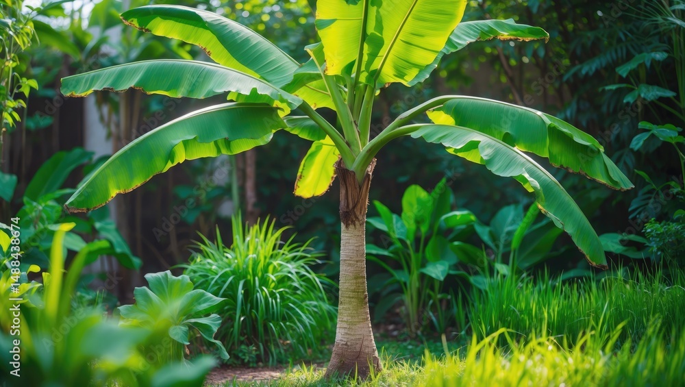 Obraz premium Fresh edible fruits and plants in a garden environment