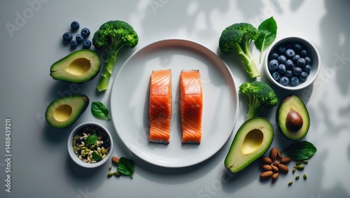 Healthy, unprocessed food choices for a balanced anti-inflammatory diet