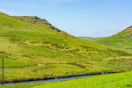 Fototapete Welsh countryside in Elan Valley