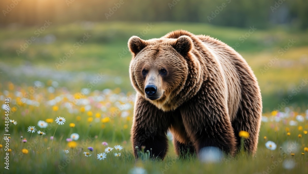 Obraz premium Wild Grizzly Bear