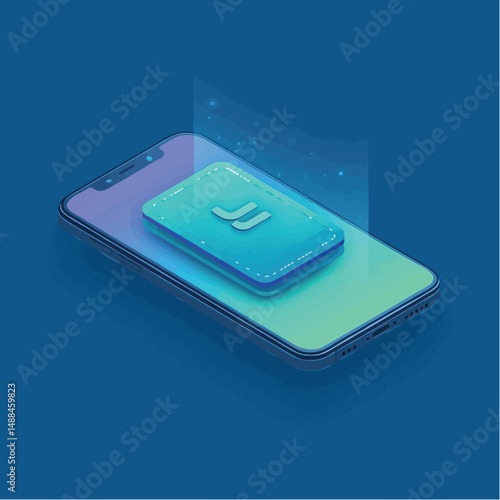 Mobile device with digital currency processing