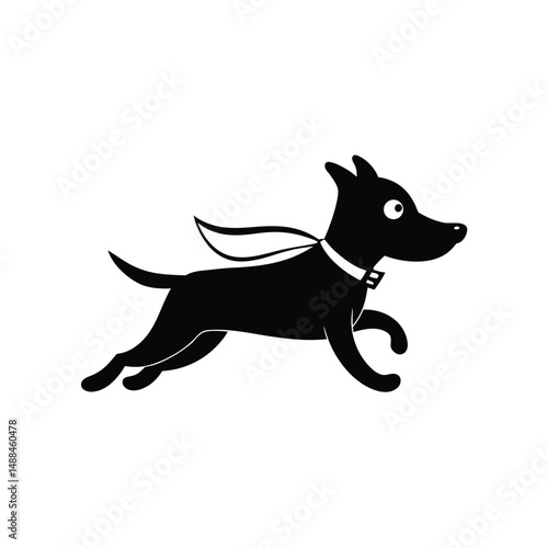 Cartoon Bunny Holding Carrot Silhouette