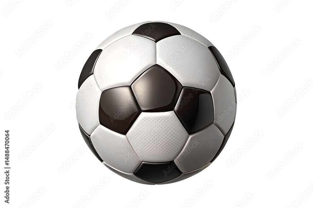 Fototapeta premium Football isolated transparent background.PNG