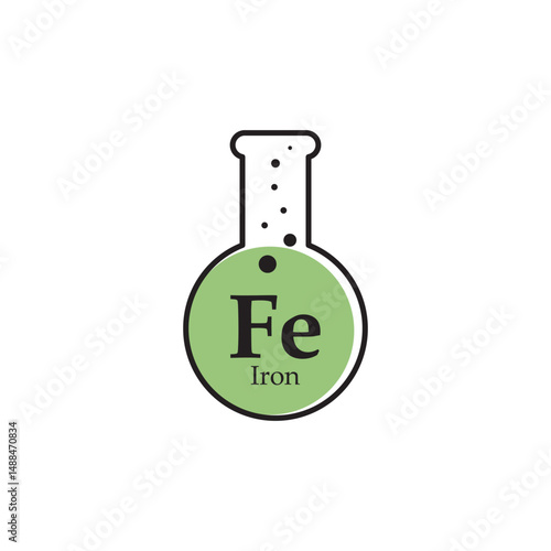 element iron symbol