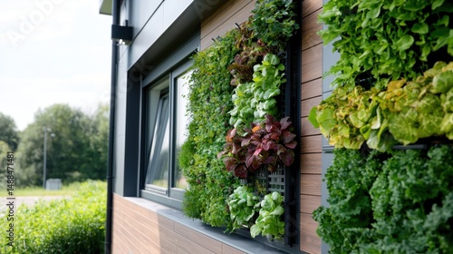 Eco-Friendly Home Design with Vertical Garden for Sustainable Living and Complete Self-Sufficiency