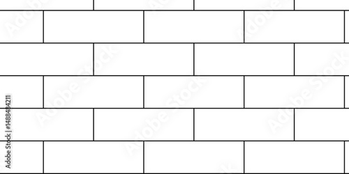 Pavement seamless mosaic stone concrete wall surface tiles. subway vector block rock white brick wall texture background.	