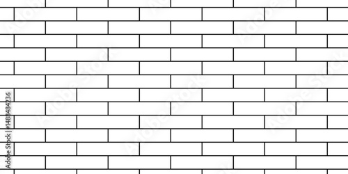Pavement seamless mosaic stone concrete wall surface tiles. subway vector block rock white brick wall texture background.	