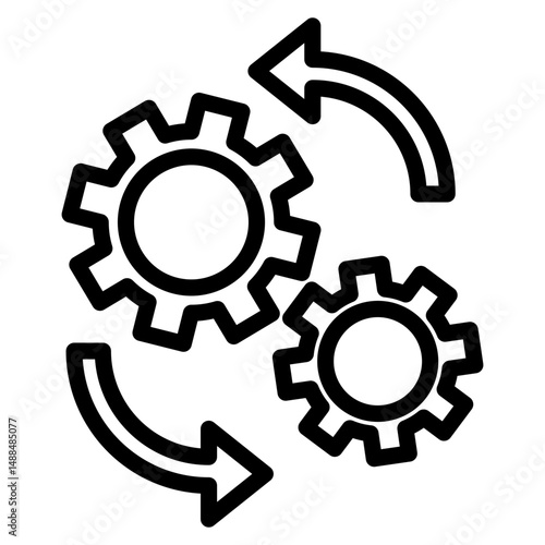 Processing vector icon