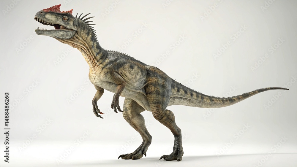 Fototapeta premium Cryolophosaurus on studio background