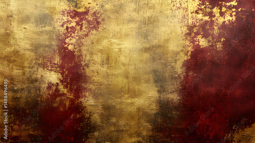 Abstract Textured Background in Rich Gold and Burgundy Tones Abstract Textured Background in Rich Gold and Burgundy Tones