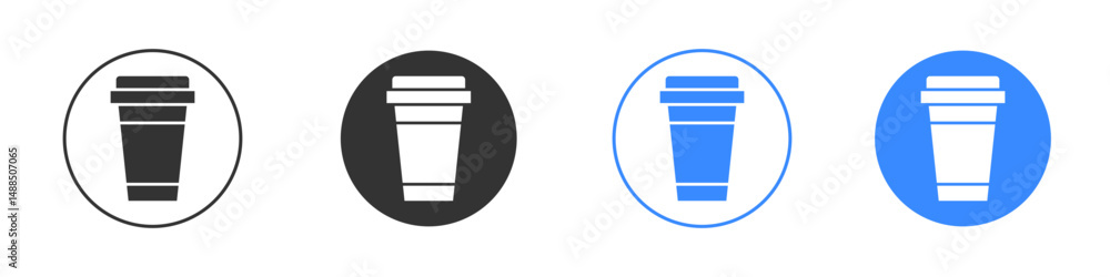 Togo Cup icon editable flat vector illustration concept. Togo Cup icon editable flat vector illustration concept.