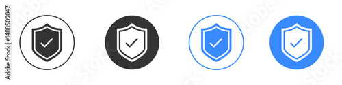 Free Download Safe icon editable flat vector illustration concept. - GFXLoad