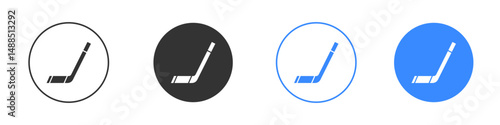 Photography Hockey sticks icon editable flat vector illustration concept.