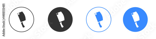 Hatchet icon editable flat vector illustration concept.