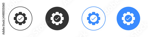 Execution icon editable flat vector illustration concept.