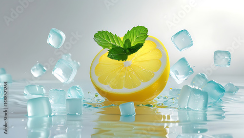 lemon in water