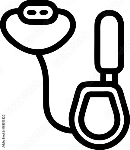 Pet Leash Icon on a white background