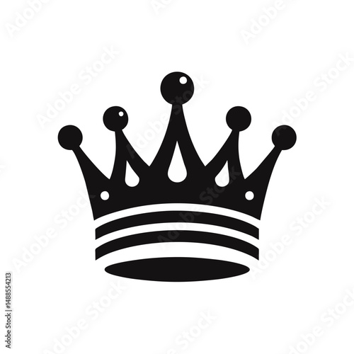 king crown vector icon