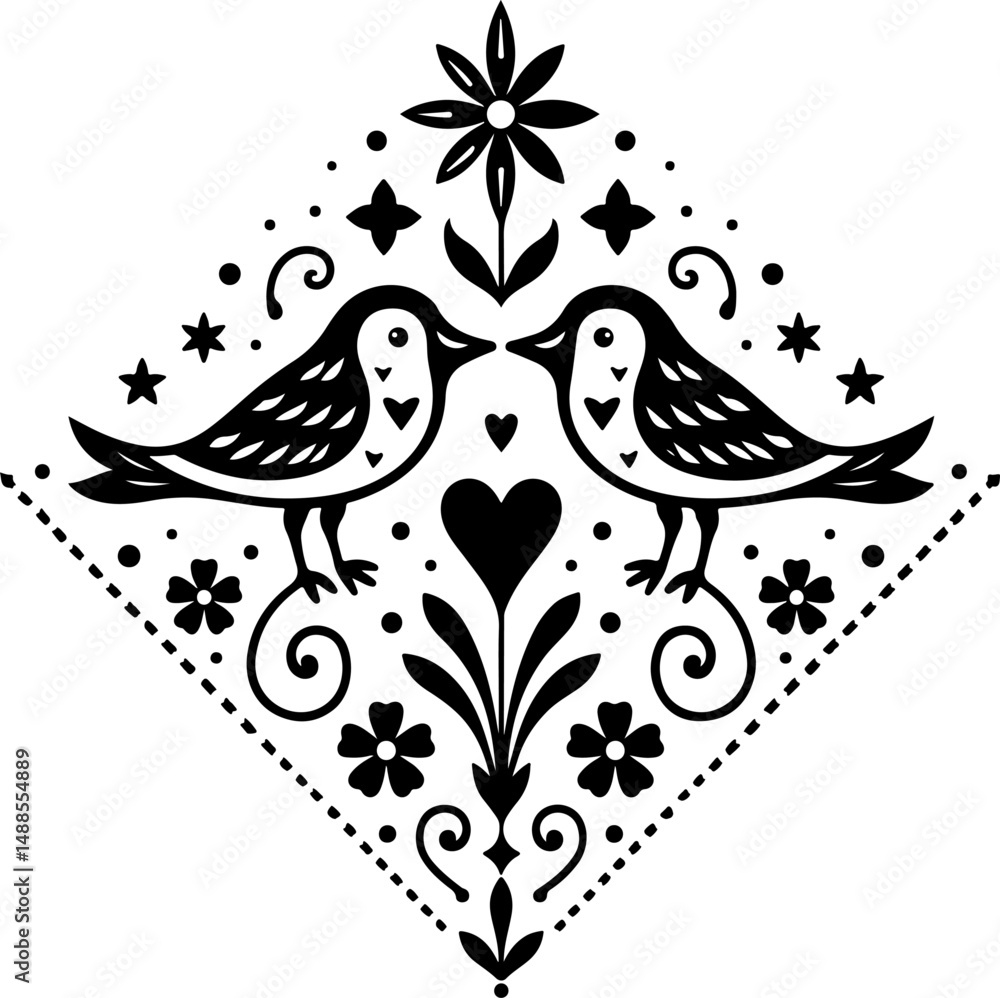 Obraz premium Patriotic Bigfoot in the Wild - Forest Silhouette Design