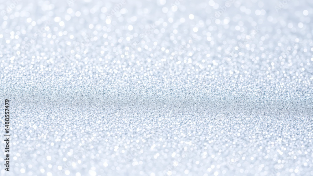 Obraz premium Abstract Sparkling Silver Glitter Background Texture