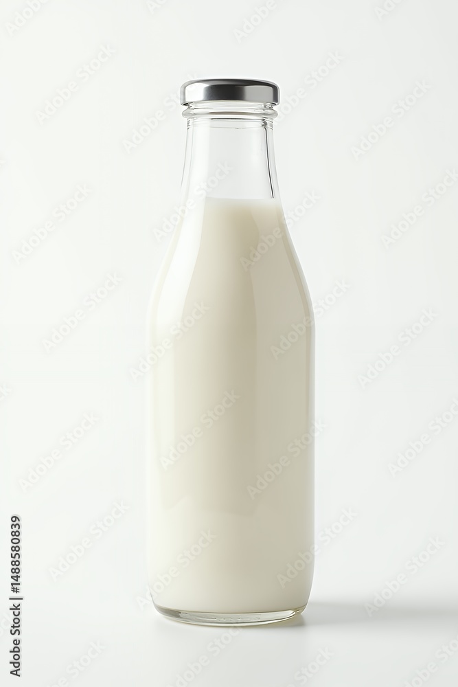 Fresh Milk in Glass Bottle Dairy Product Healthy Drink Beverage Nutrition Fresh Milk in Glass Bottle Dairy Product Healthy Drink Beverage Nutrition