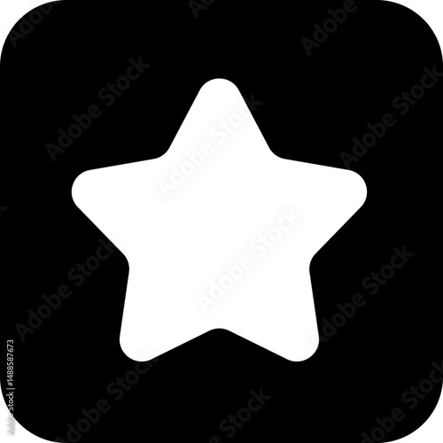rounded star
