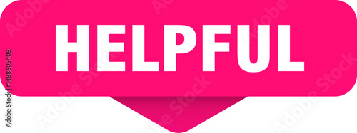 helpful sticker. helpful sign on transparent background