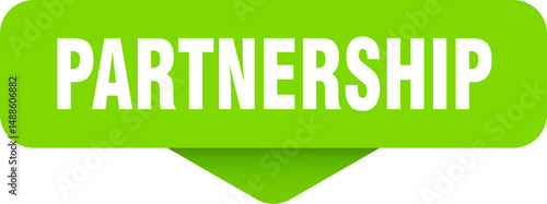 partnership sticker. partnership sign on transparent background