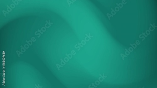 Plain teal background.