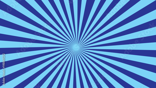 Blue comic star burst textured background