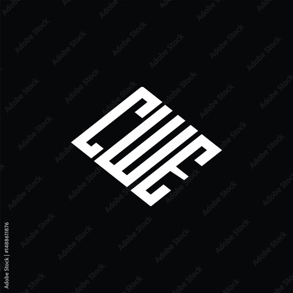 CWE letter logo design on black background. CWE letter logo design on black background.
