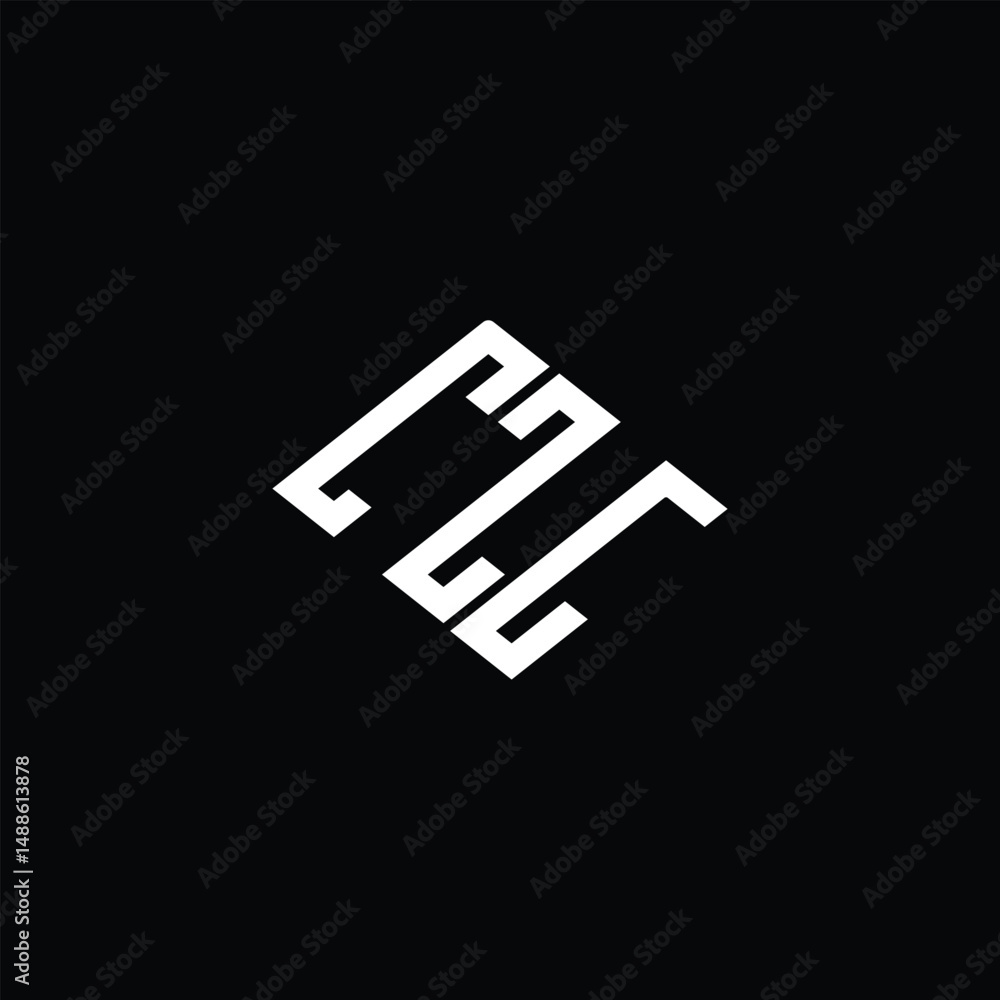 CZG letter logo design on black background. CZG letter logo design on black background.