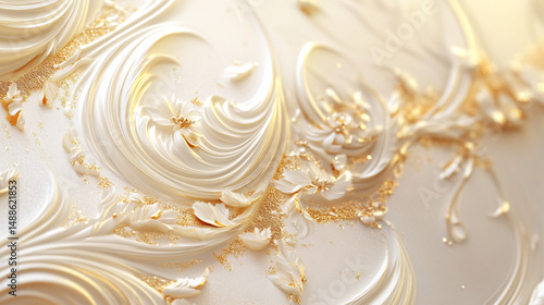 Elegant 3D floral frame design on white background, ideal for luxury banners, cards, and festive decor.

