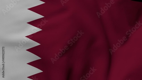 Qatar Flag Video | Perfect for Broadcast & Edits

