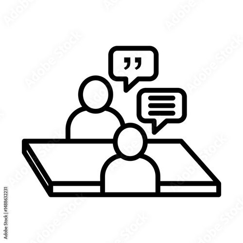 Business Discussion Icon