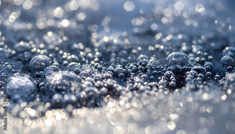 Sparkling Water Bubbles Closeup Macro Texture Nature Photography Sparkling Water Bubbles Closeup Macro Texture Nature Photography