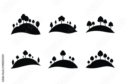 set of mustache