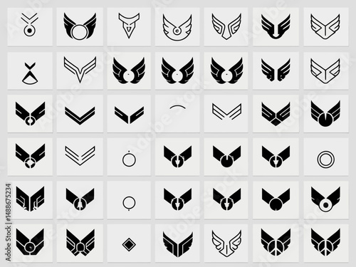 Vector set of playing card and next arrow icons for web design