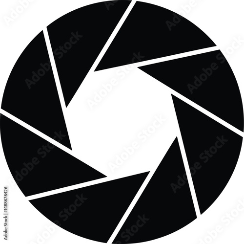 Camera Shutter Icon – Photography and Capture Symbol

