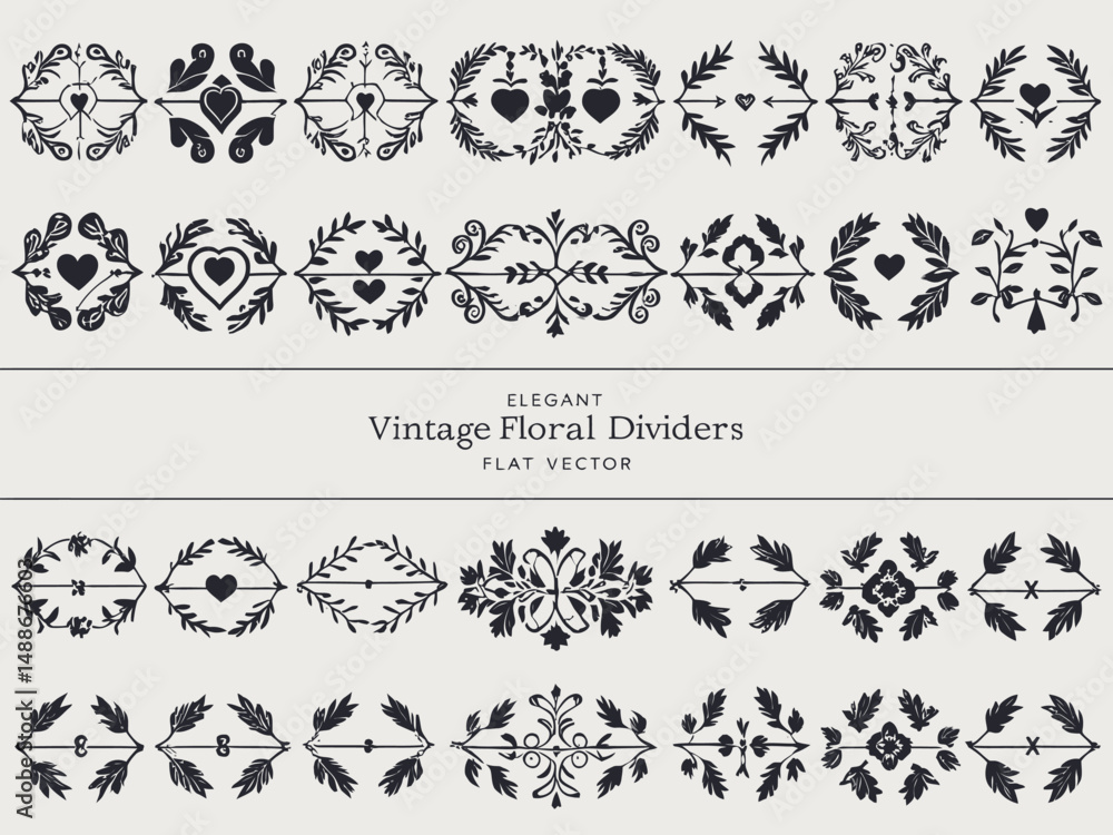 Fototapeta premium Black and white seamless floral pattern vector design with ornate flower swirl decoration
