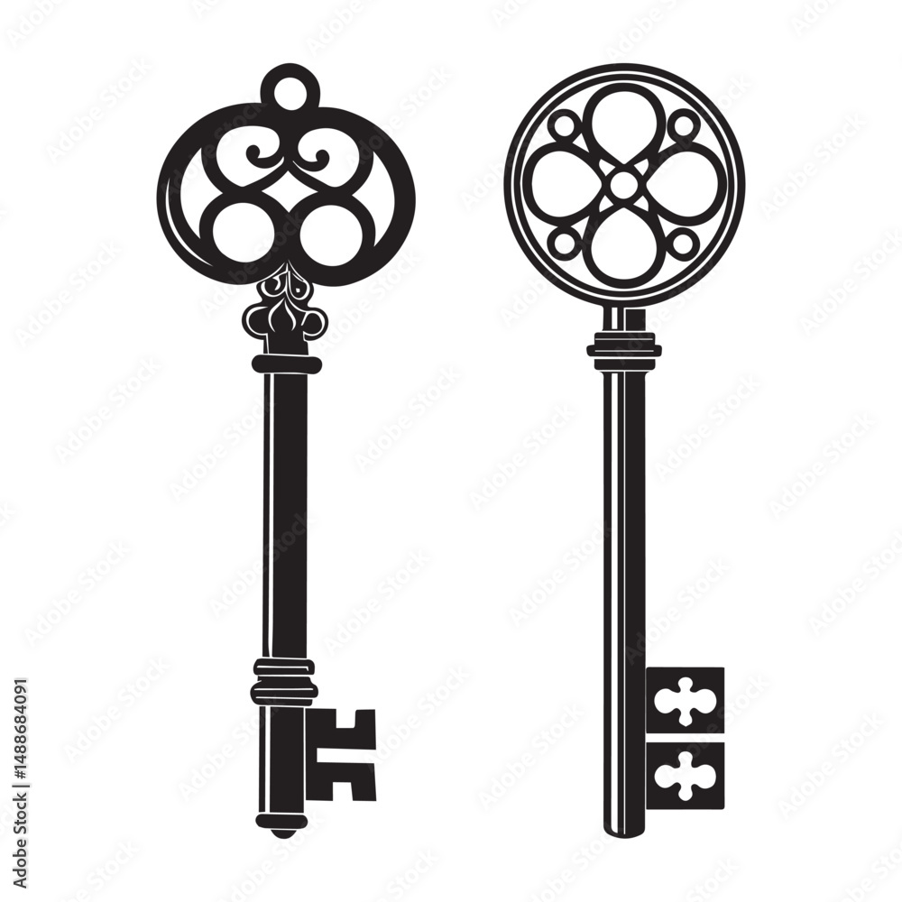 Obraz premium set of old keys