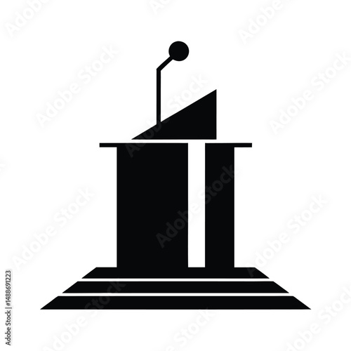 Public Speaking Podiums and Debate Stages.
