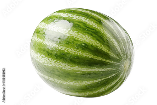A refreshing watermelon glows promising cool sweetness of summer a juicy delight awaiting to on transparent background