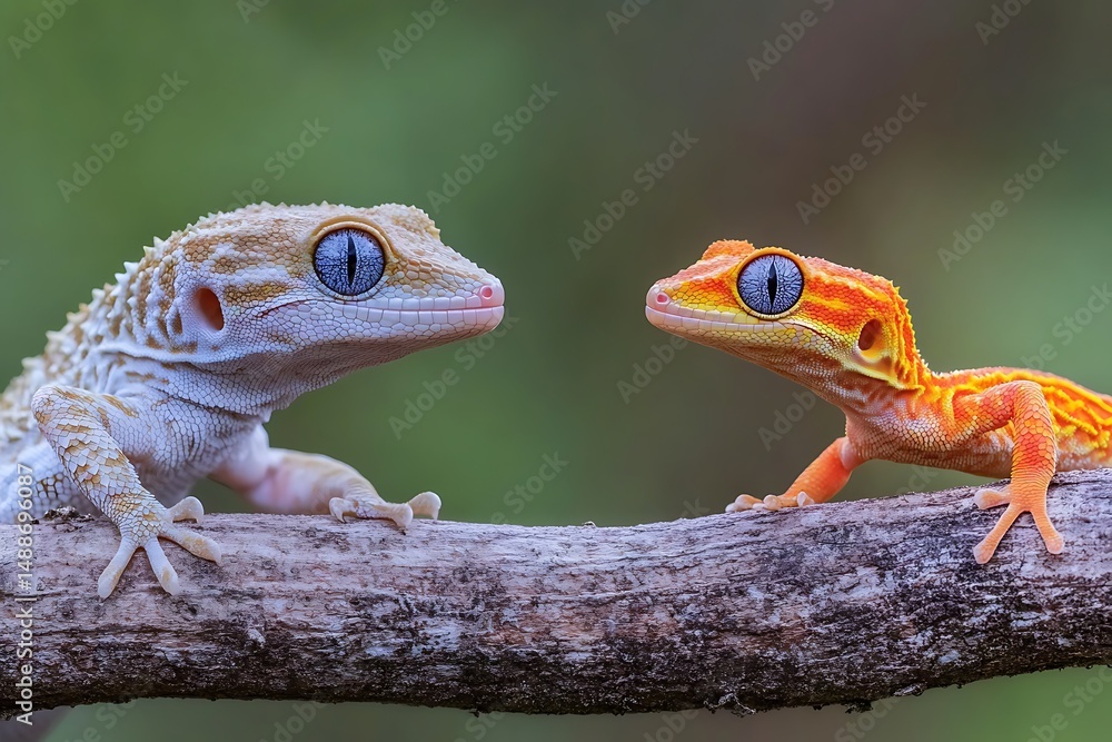 Obraz premium Small Monitor Lizard Close-Up