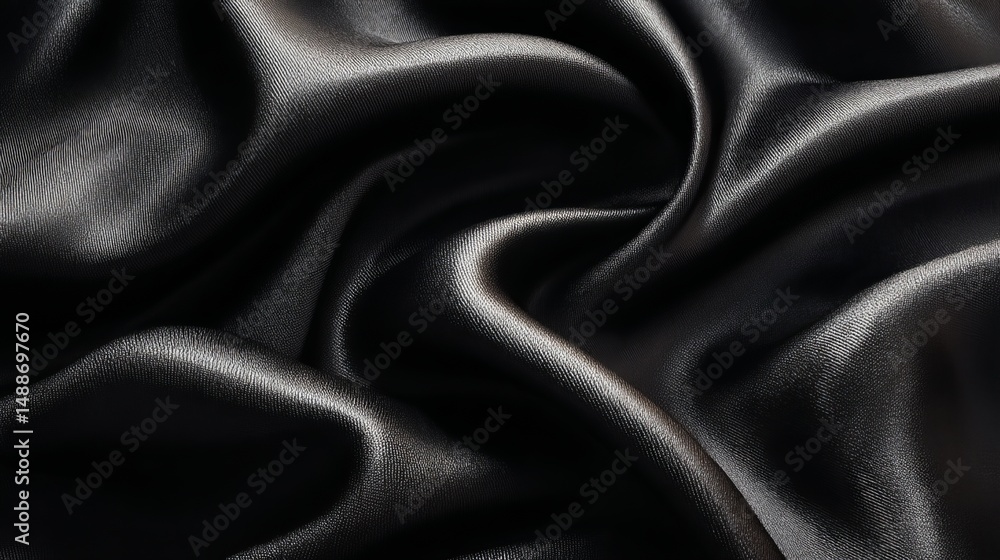 Obraz premium Stunning Black Fabric Texture: High-Res Image & Background