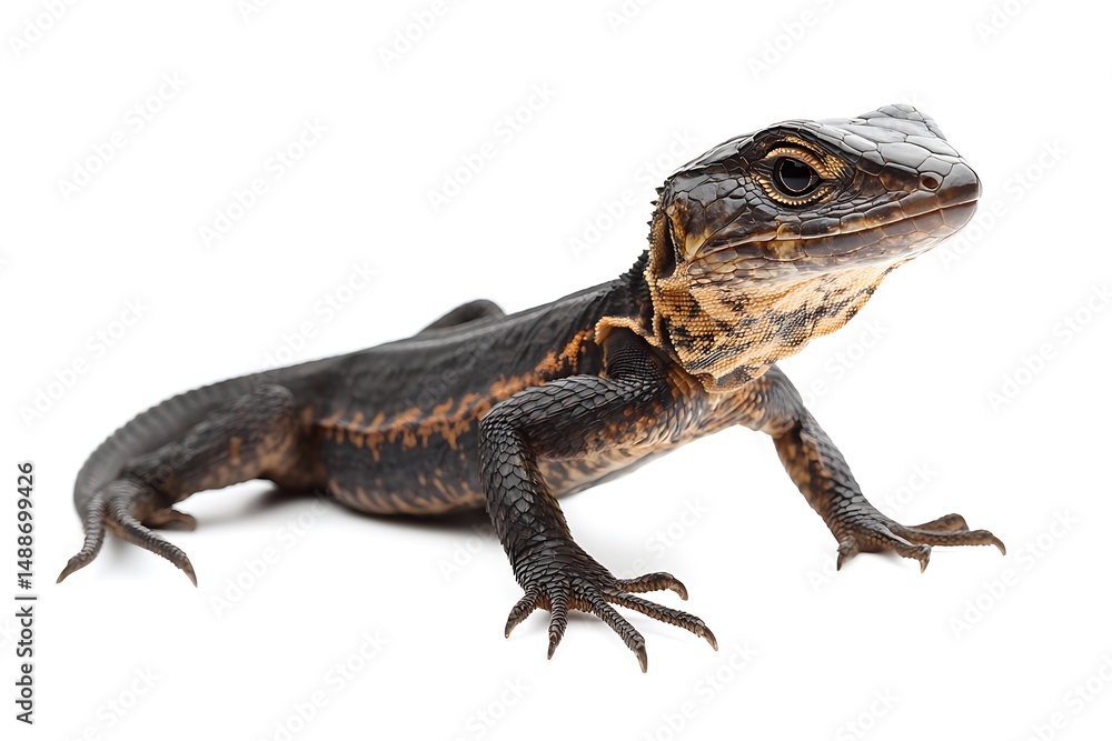 Small Monitor Lizard Close-Up Small Monitor Lizard Close-Up