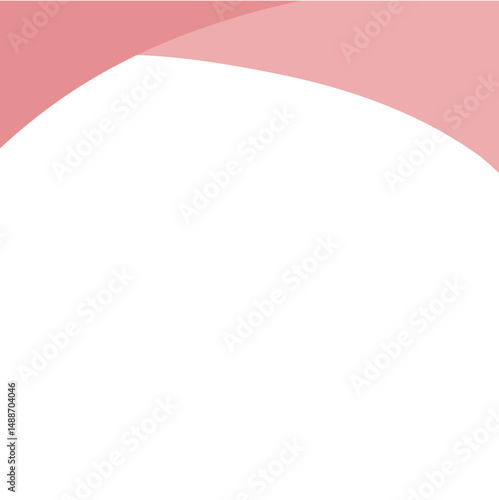 Wave Shape Corner Border. Vector illustration 
